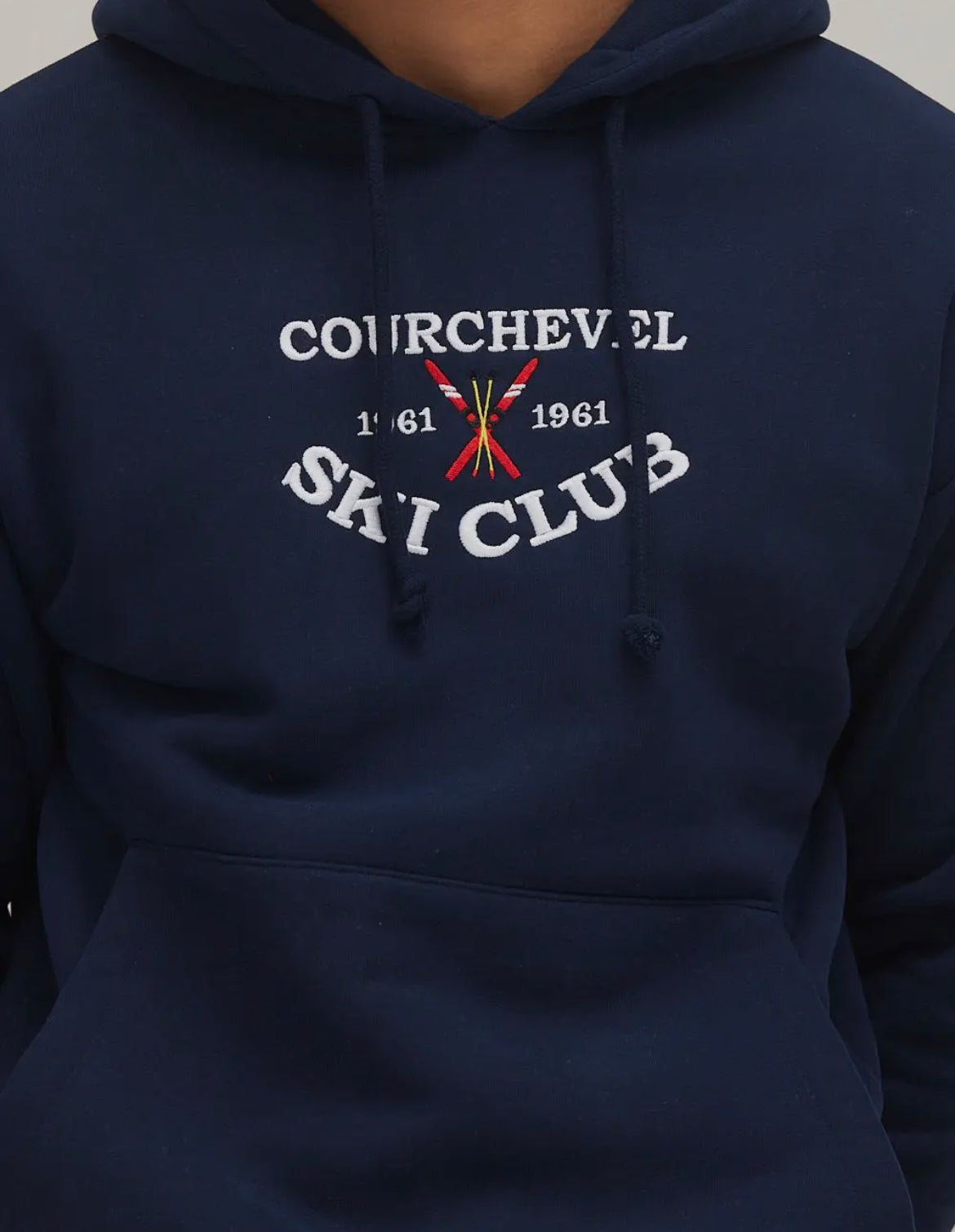 Courchevel Ski Club Hoodie Navy