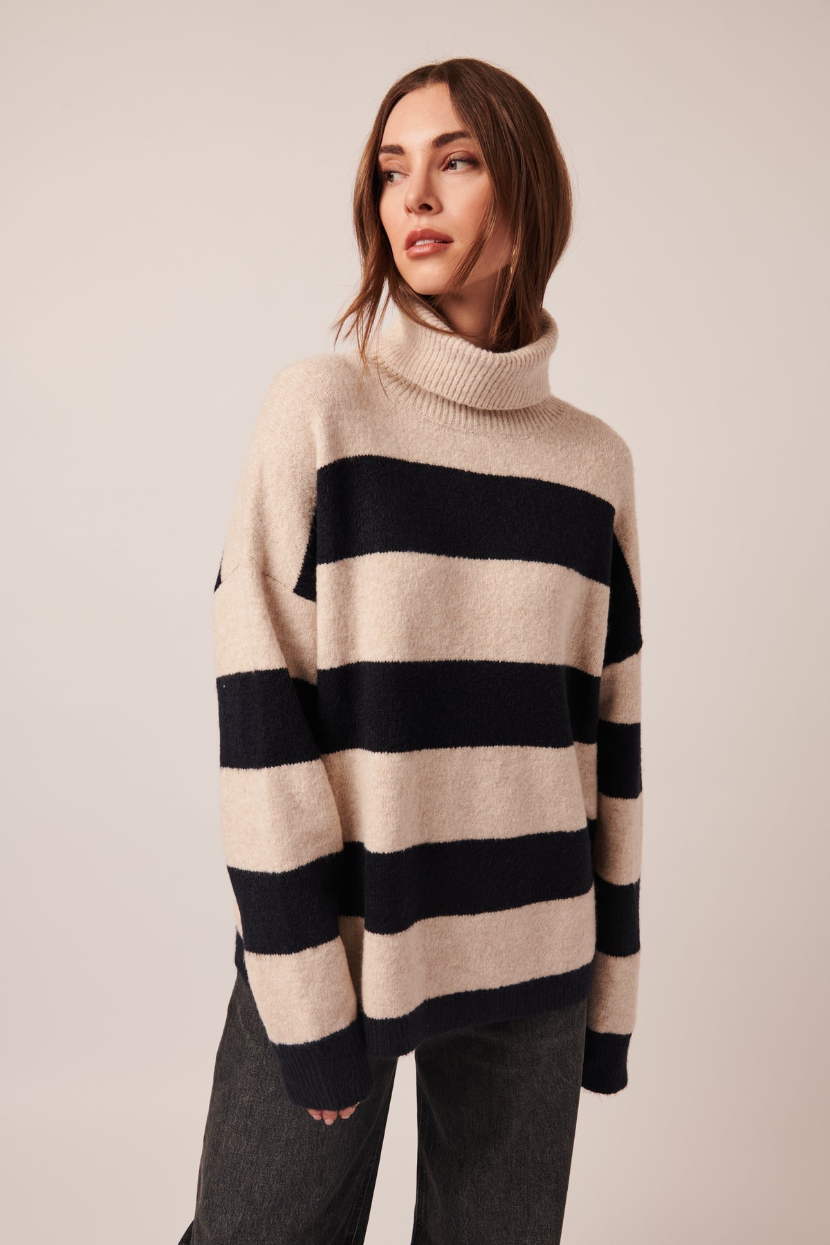 Lynx Striped Sweater