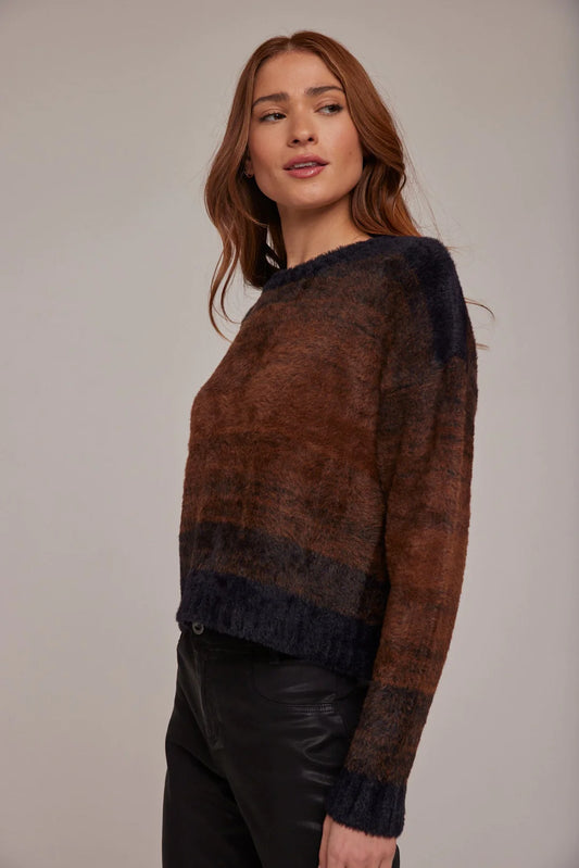 Slouchy Sweater in Chocolate