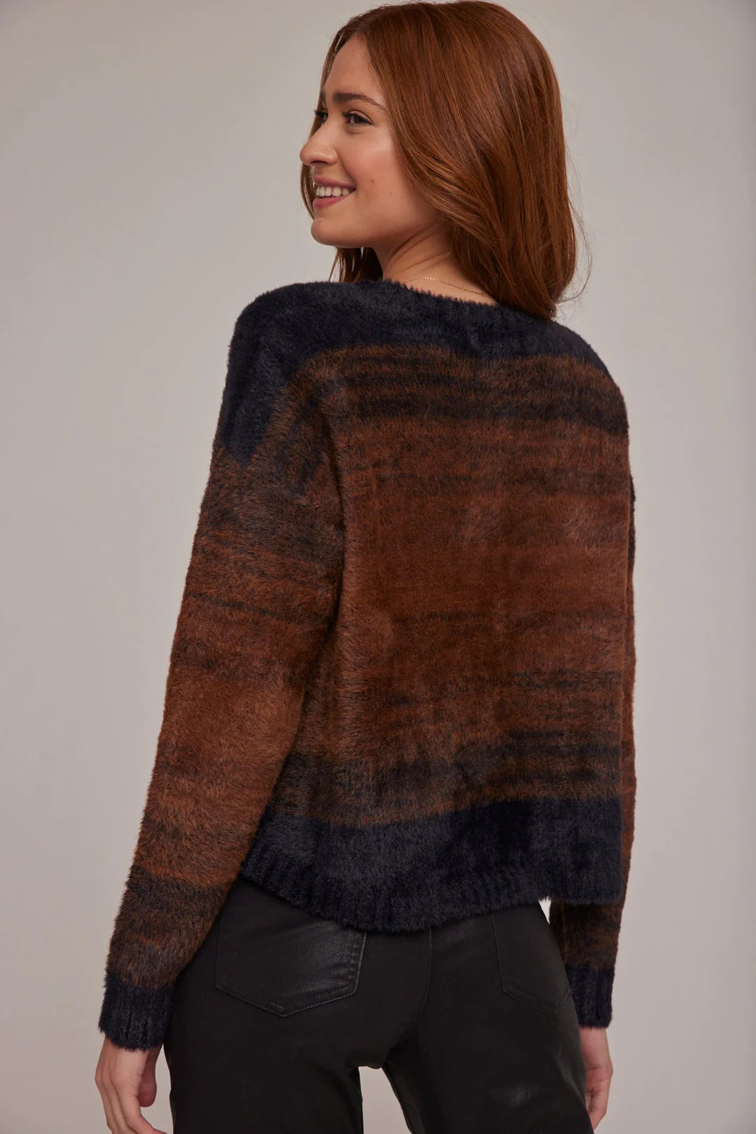 Slouchy Sweater in Chocolate