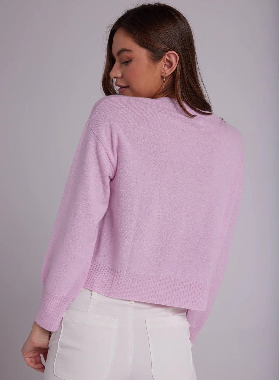 Cashmere Crewneck Rib Pullover