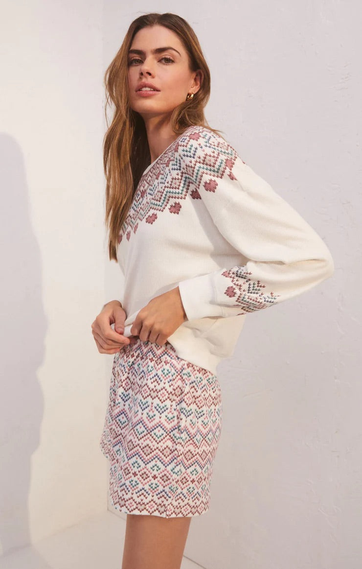 Getaway Fair Isle Lounge Top