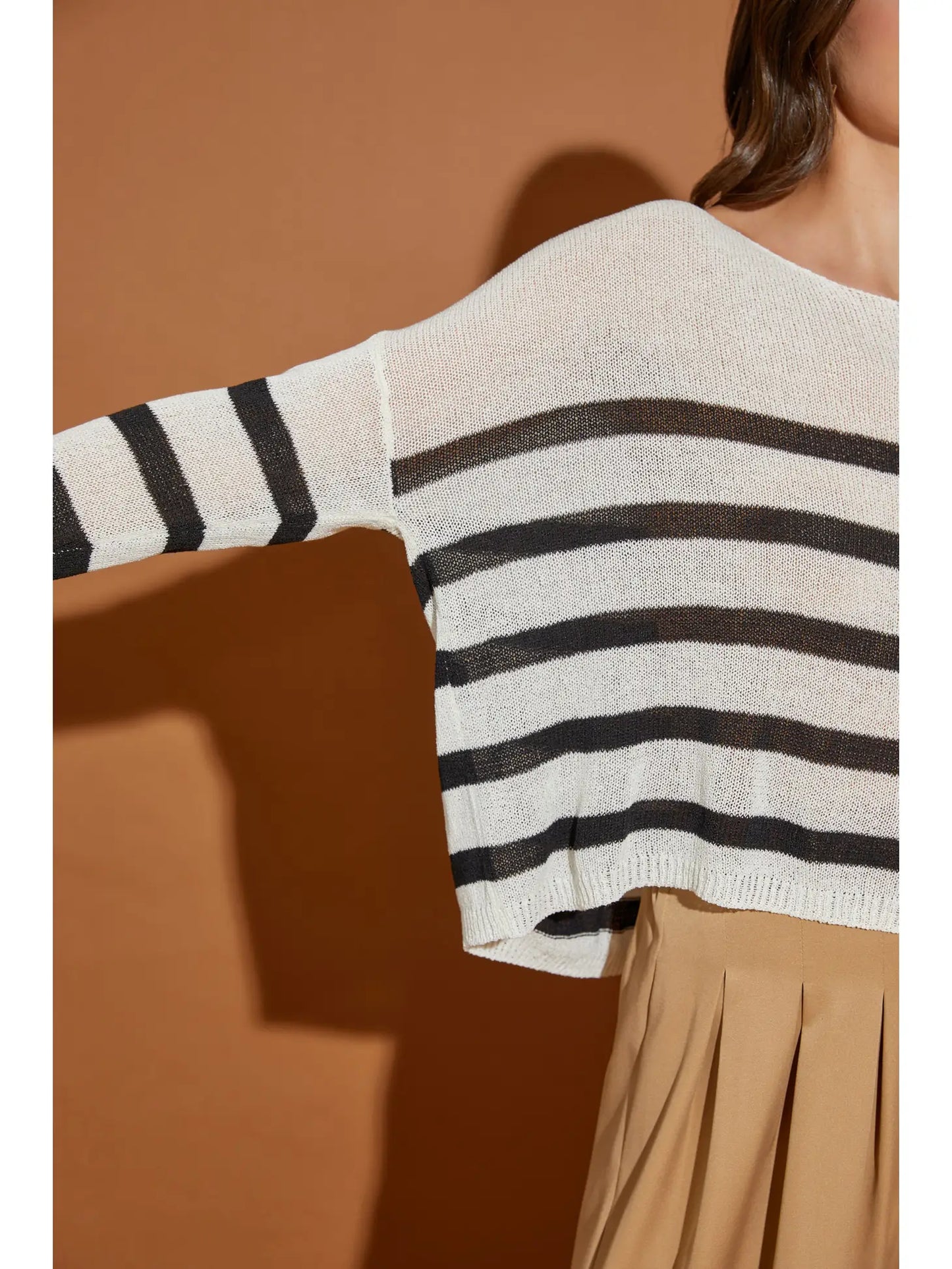 Striped Knit Top