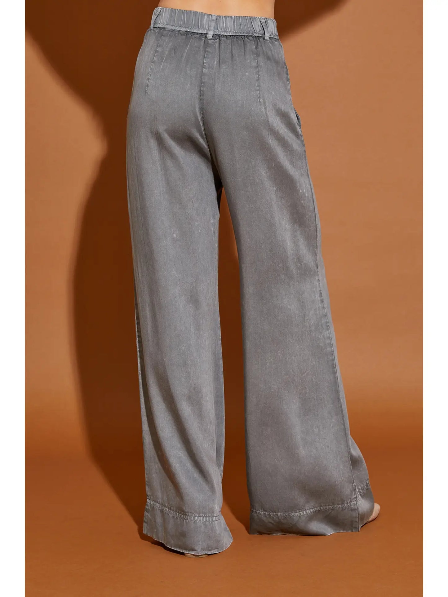 Wide Leg Pants Charcoal