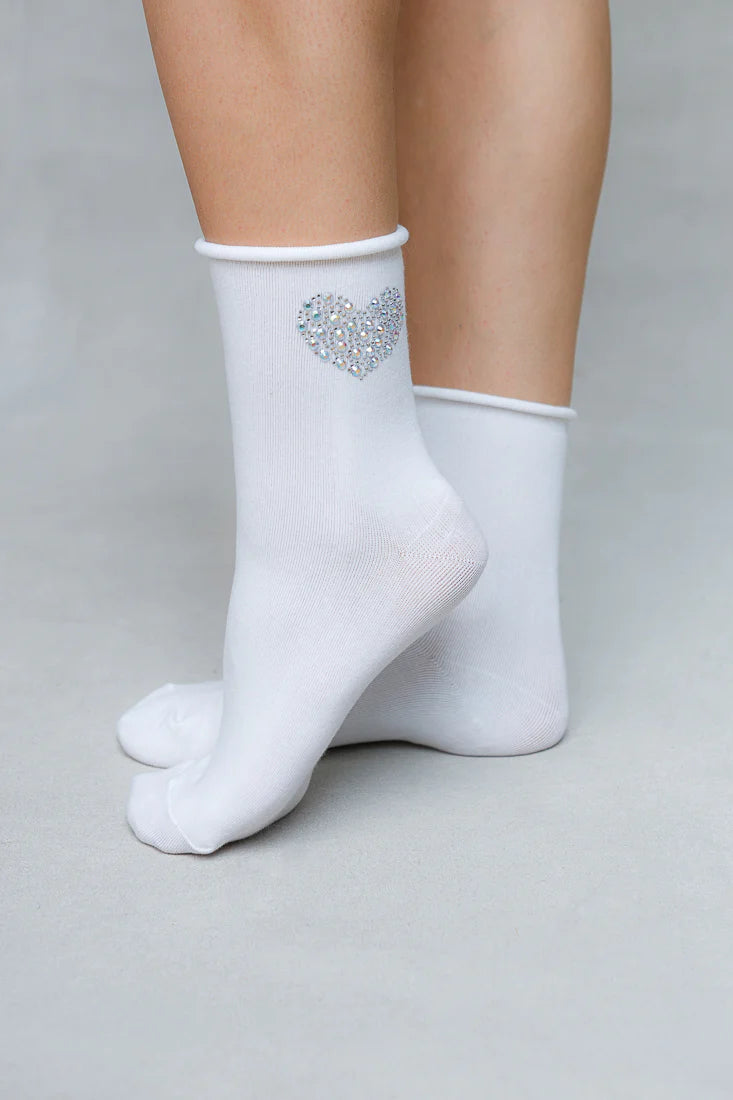 Coeur Cristal Chaussettes